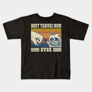 Best Tanuki Mom Ever Kids T-Shirt